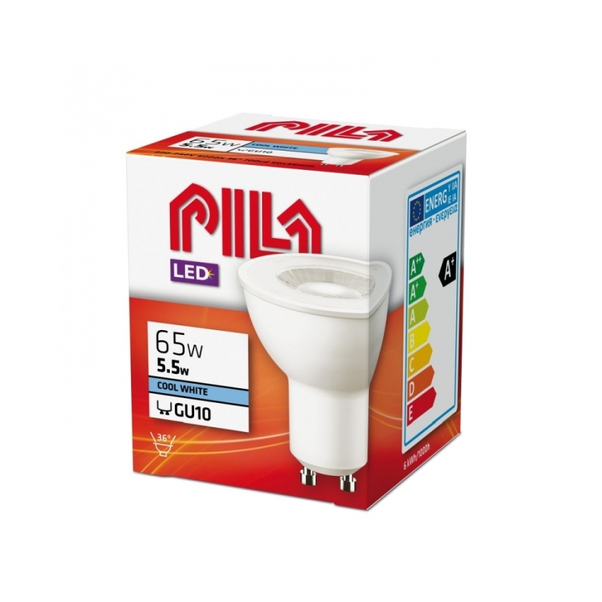 LED Lamp Philips Pila PAR16 GU10/5,5W/230V 4000K