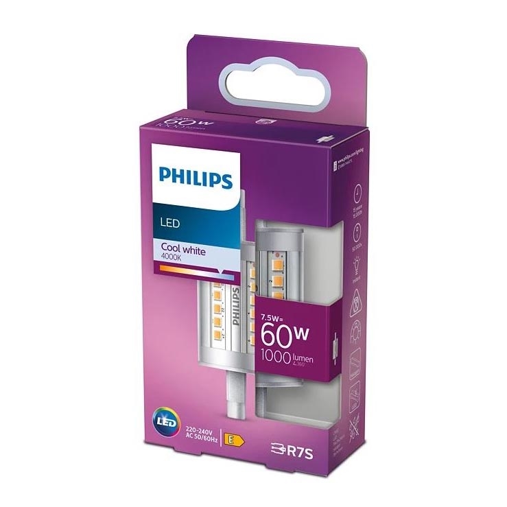 LED Lamp Philips R7s/7,5W/230V 4000K 78 mm