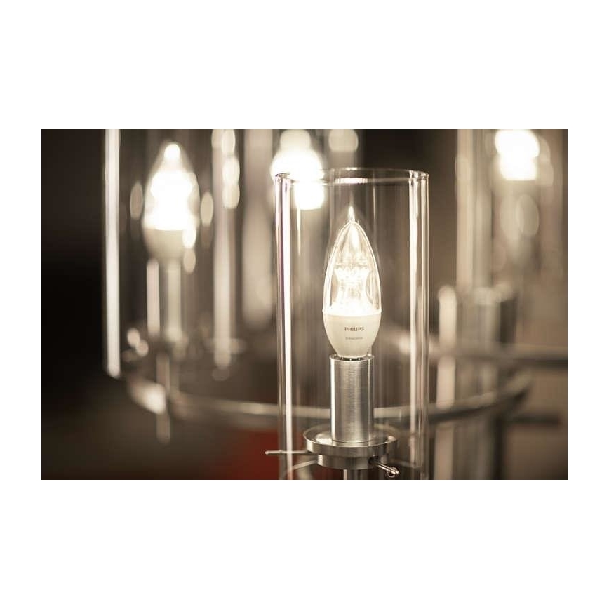 LED Lamp Philips SCENE SWITCH B38 E14/5,5W/230V 2200K-2700K