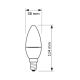 LED Lamp Philips SCENE SWITCH B38 E14/5,5W/230V 2200K-2700K