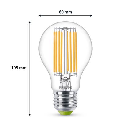LED Lamp Vintage Philips A60 E27/4W/230V 3000K