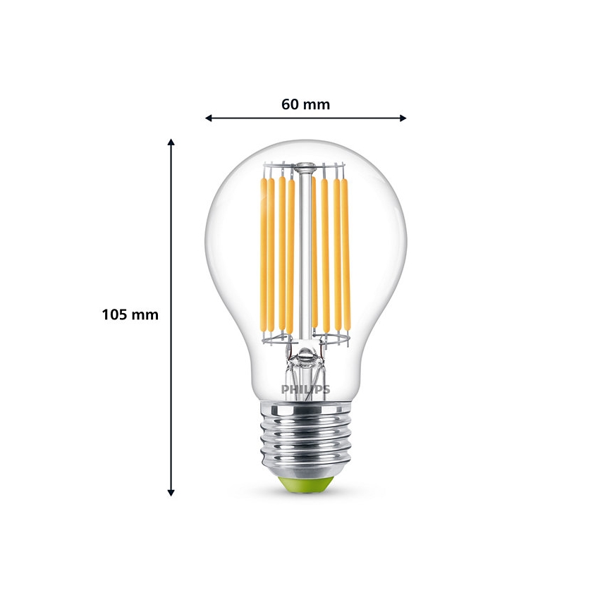 LED Lamp Vintage Philips A60 E27/4W/230V 3000K