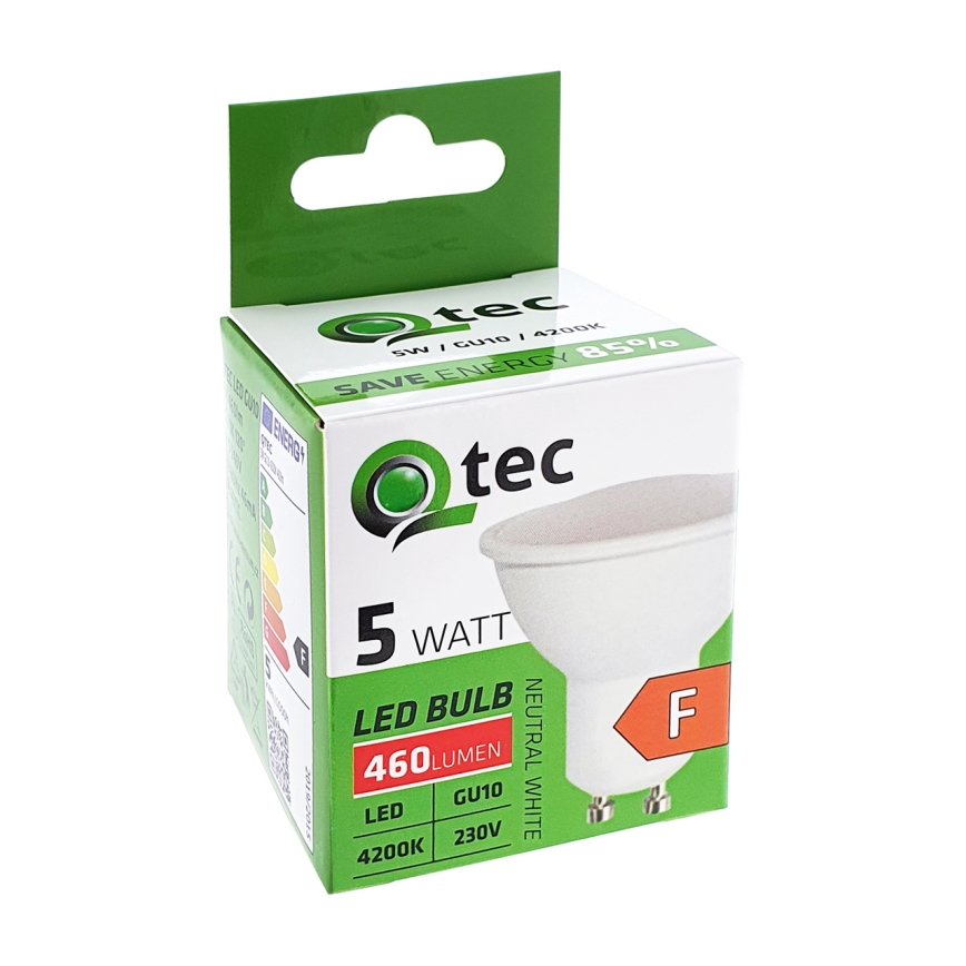 LED Lamp Qtec GU10/5W/230V 4200K