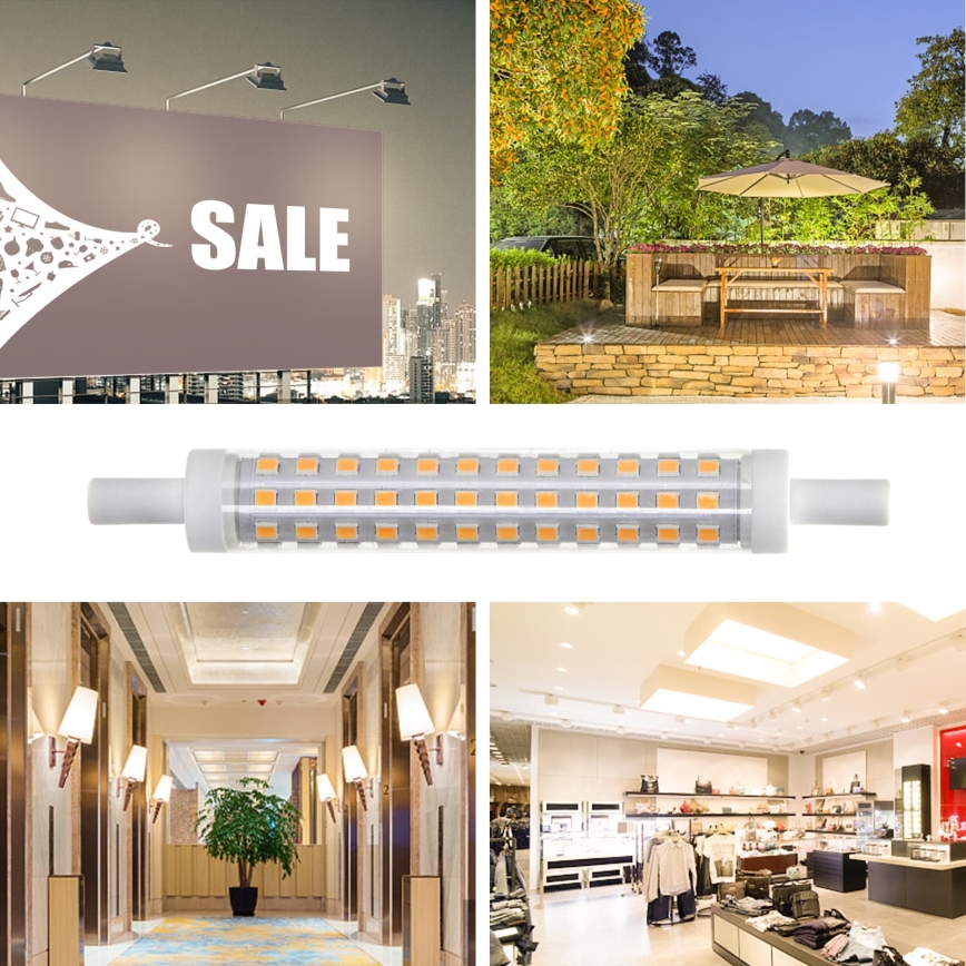 LED-lamp R7S/9W/230V 3000K - Aigostar