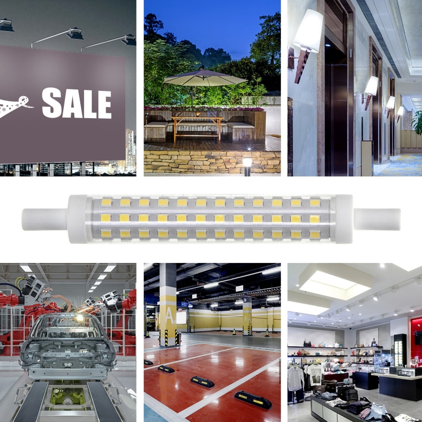 LED-lamp R7S/9W/230V 6500K - Aigostar