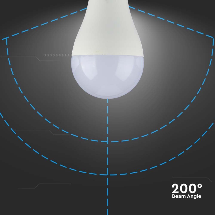 LED Lamp SAMSUNG CHIP A65 E27/8,5W/230V 3000K