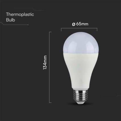 LED Lamp SAMSUNG CHIP A65 E27/8,5W/230V 3000K