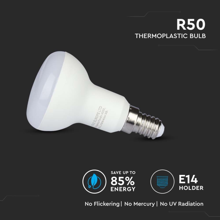 LED Lamp SAMSUNG CHIP R50 E14/4,8W/230V 6500K