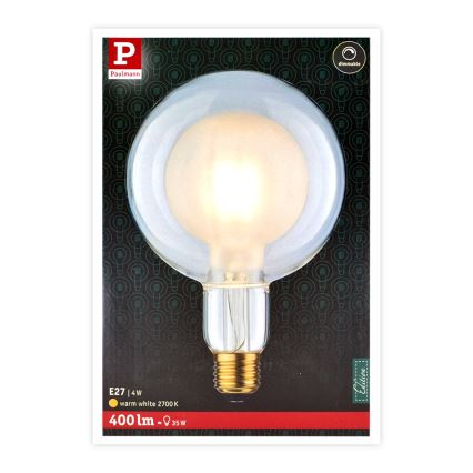 LED Lamp SHAPE G125 E27/4W/230V 2700K - Paulmann 28764