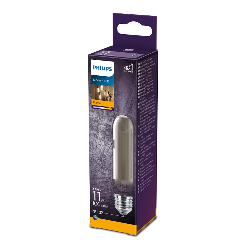 LED Lamp SMOKY VINTAGE Philips T32 E27/2,3W/230V 1800K