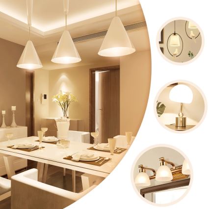LED-lamp ST64 E27/8W/230V 2700K - Aigostar