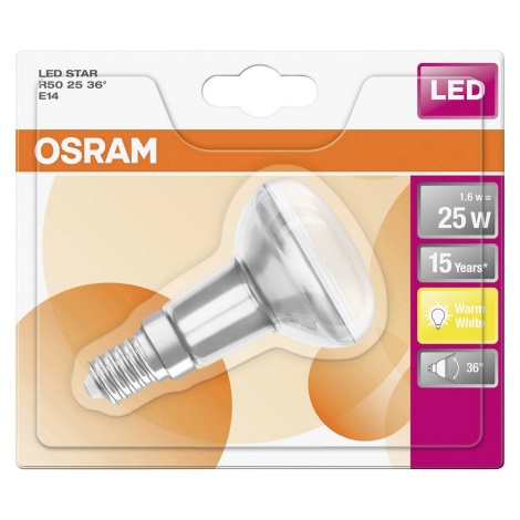 LED Lamp STAR E14/1,6W/230V 2700K - Osram