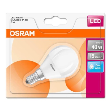 LED Lamp STAR E14/5W/230V 4000K - Osram