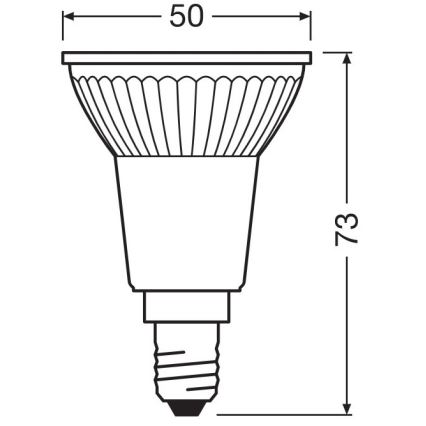 LED Lamp STAR PAR16 E14/4,5W/230V 2700K - Osram