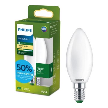 LED-lamp ULTRAEFFICIENT Philips B35 E14/1,2W/230V 2700K