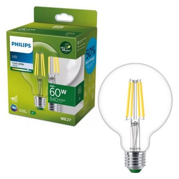 LED-lamp ULTRAEFFICIENT VINTAGE Philips G95 E27/4W/230V 4000K