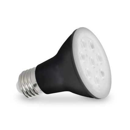 LED Lamp voor plantengroei PLANTY E27/7W/230V 1200K zwart