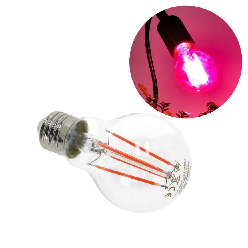 LED Lamp voor plantengroei VITABLOOM E27/8W/230V 1200K - Brilagi