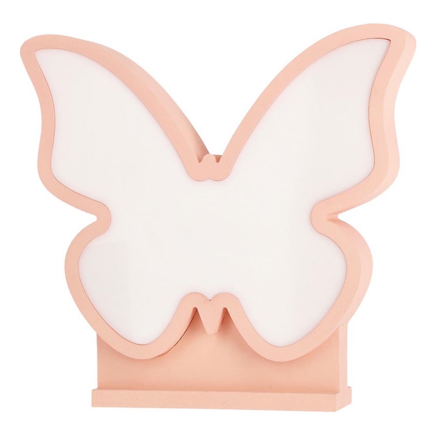 LED Lampe de bureau pour enfants BUTTERFLY LED/14W/230V rose