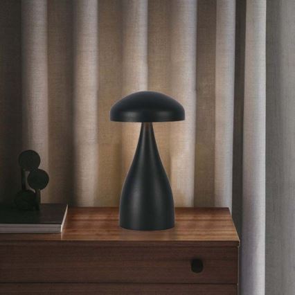 LED Lampe de table tactile rechargeable et à intensité variable LED/1W/5V 3000-6000K 1800 mAh noir