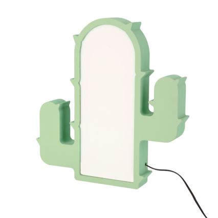 LED Lampe de table pour enfant CACTUS LED/10W/230V vert