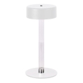 LED Lampe de table tactile rechargeable et à intensité variable LED/3W/5V 3000-6000K 2400 mAh blanc