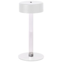 LED Lampe de table tactile rechargeable et à intensité variable LED/3W/5V 3000-6000K 2400 mAh blanc