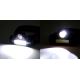 LED Lampe frontale rechargeable LED/1200mAh noire/rouge