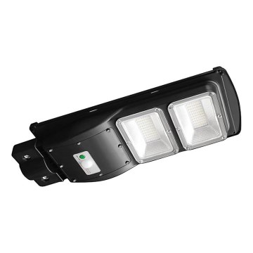 LED Lampe solaire à intensité variable avec détecteur de mouvement et de crépuscule LED/8W/3,2V 6000K IP65 9000 mAh noir + Télécommande