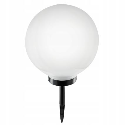 LED Lampe solaire LED/1,2V 6500K 200 mAh Ø 30 cm IP44 blanc/noir