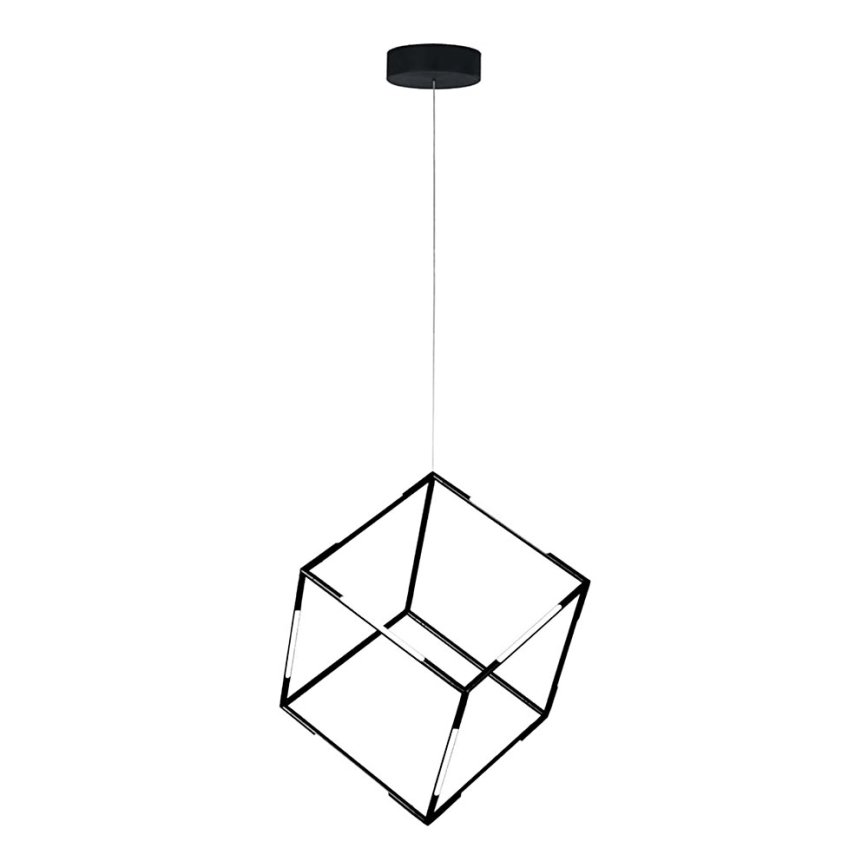 LED-lampenkroon aan kabel DICE LED/48W/230V zwart