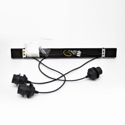 LED-kroonluchter aan kabel MERCURE 3xE27/15W/230V