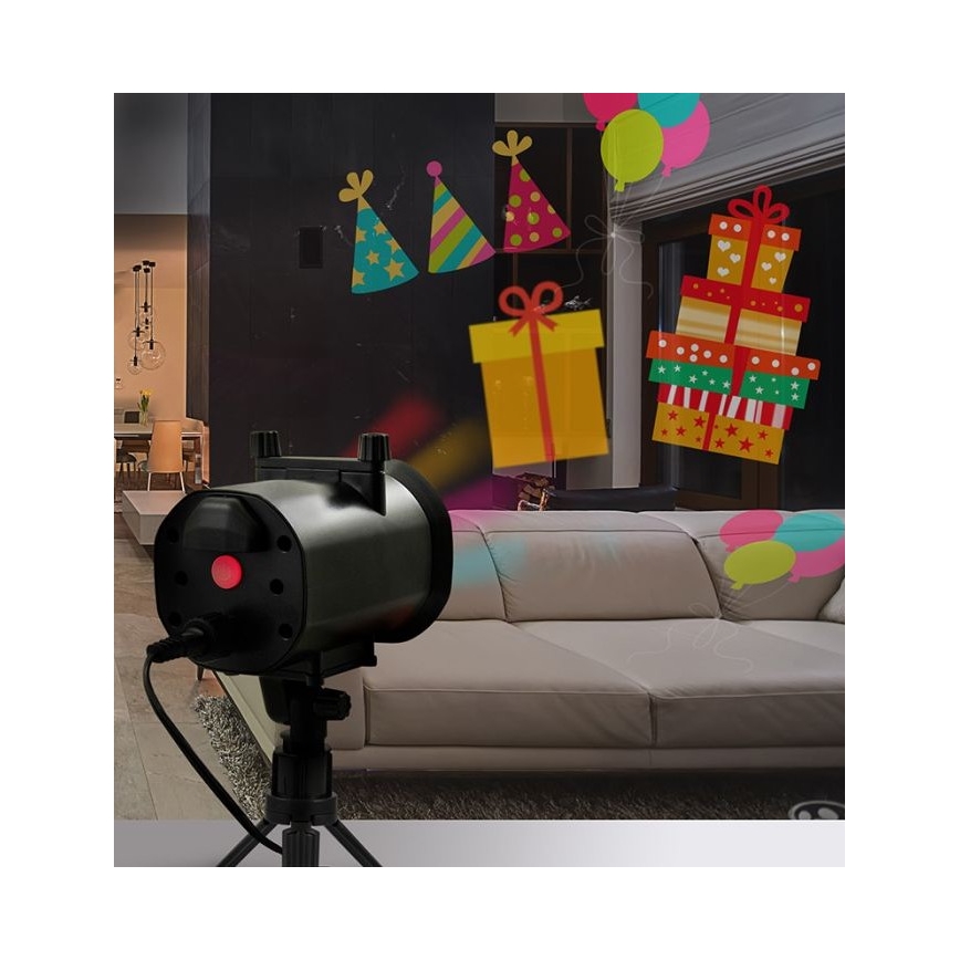 LED Laser Projector voor Buiten LED/5W/230V IP44