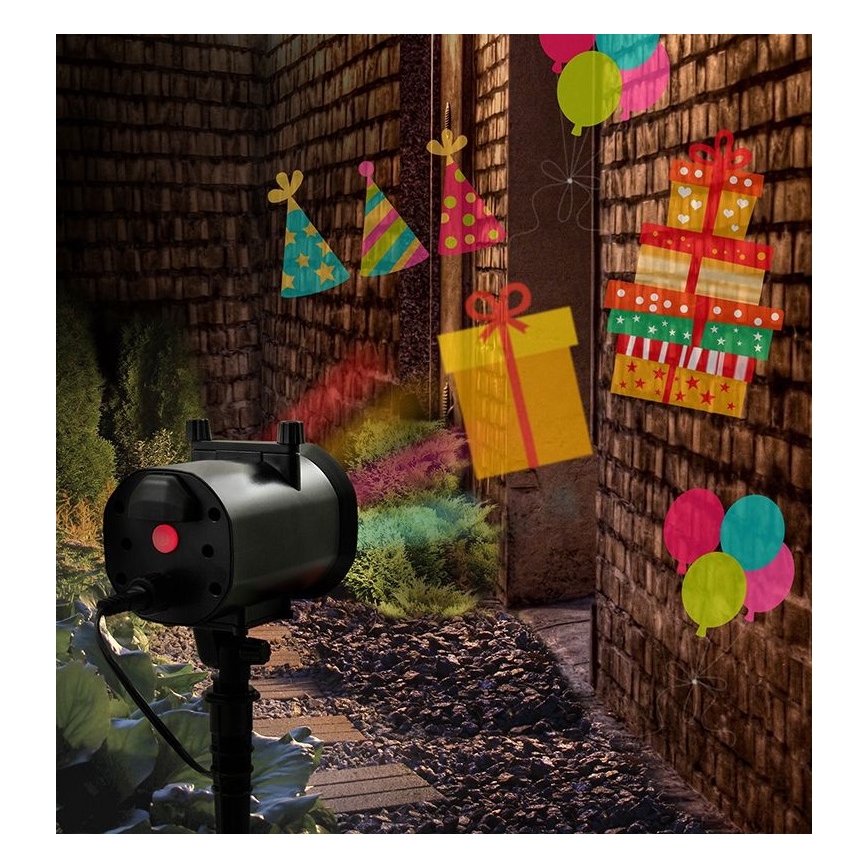LED Laser Projector voor Buiten LED/5W/230V IP44