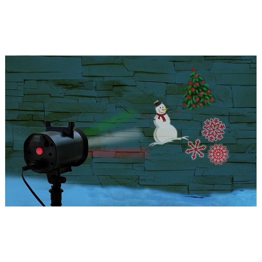 LED Laser Projector voor Buiten LED/5W/230V IP44