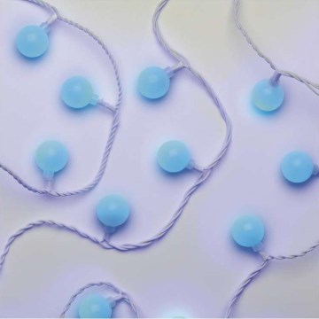 LED-lichtslinger voor buiten 40xLED/9m IP44 blauw