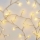 LED-lichtsnoer 100xLED/3xAA 2,7 m warm wit