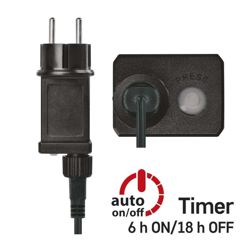 LED-lichtsnoer 150xLED/5,35 m koud wit