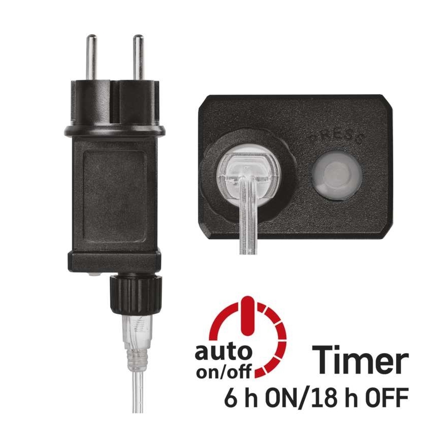 LED-lichtsnoer 150xLED/5,35m warm wit