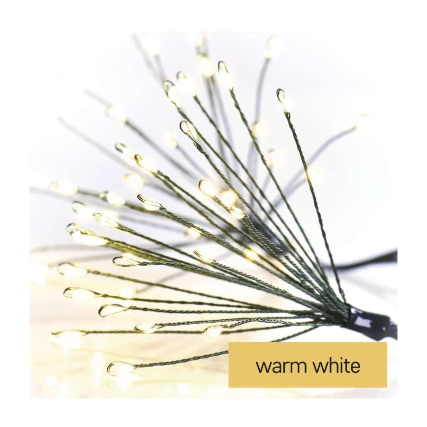 LED-lichtsnoer 150xLED/5,35m warm wit