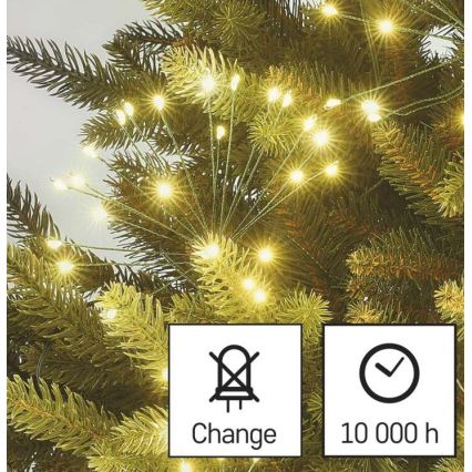 LED-lichtsnoer 450xLED/11m warm wit