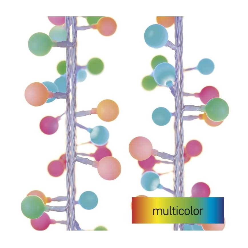 LED lichtsnoer voor buiten 40xLED/9m IP44 meerkleurig