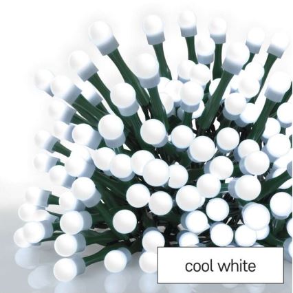LED  lichtsnoer voor buiten 80xLED/13m IP44 koel wit