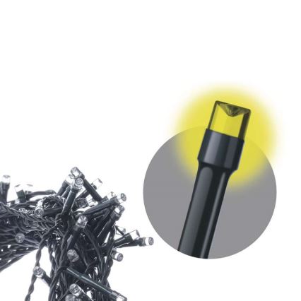 LED-lichtsnoer voor buiten 80xLED/13m IP44 warm wit