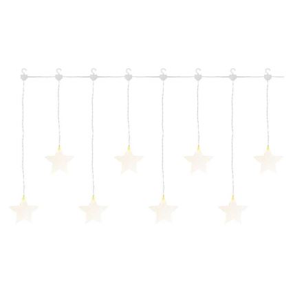 LED lichtsnoer voor buiten 8xLED/5,84 m IP44 – sterren
