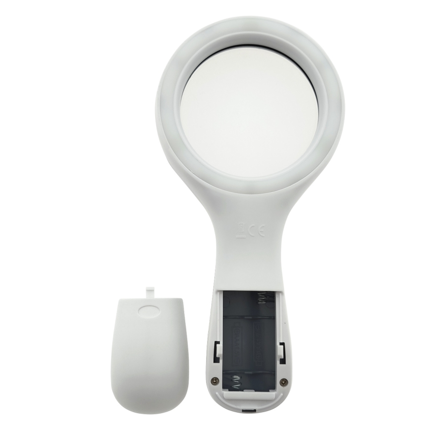 LED-loep 3× vergroting met LED-verlichting/3W/2xAAA IP22