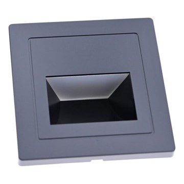 LED Luminaire d'escalier LED/3W/230V 6000K noir