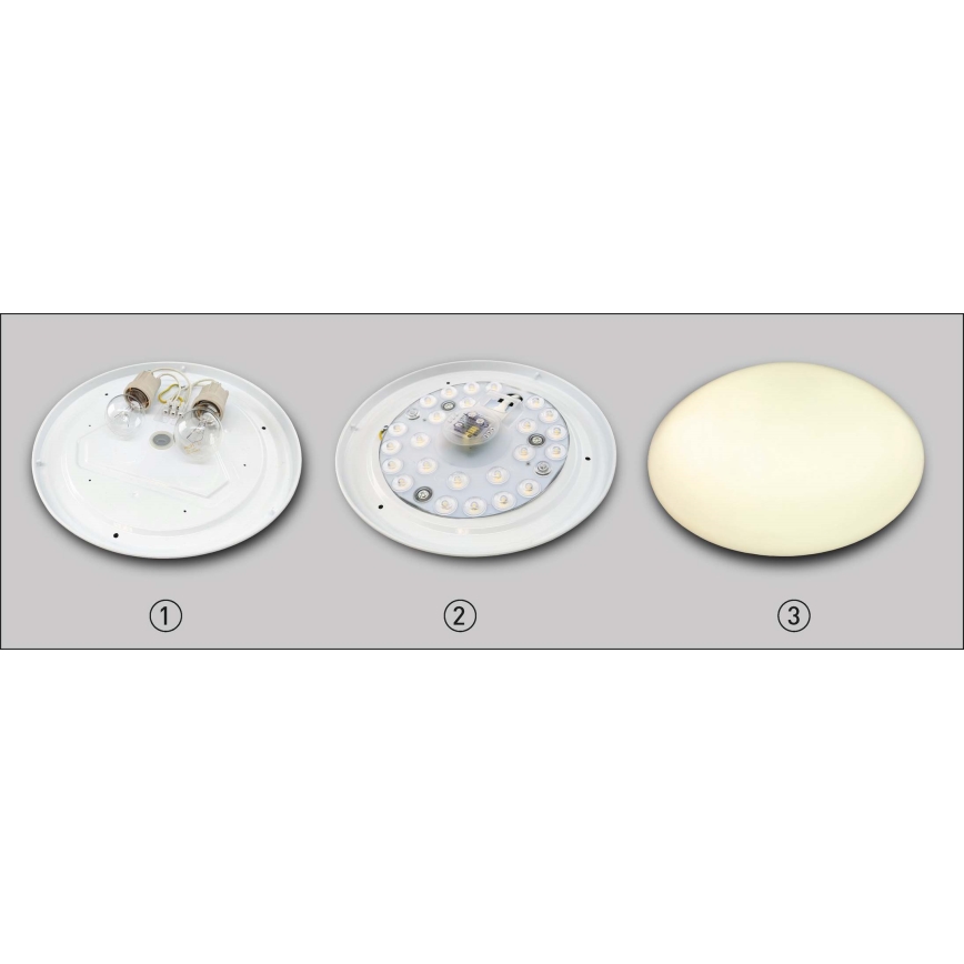 LED Magnetische module LED/12W/230V diameter 12,5 cm 3000K