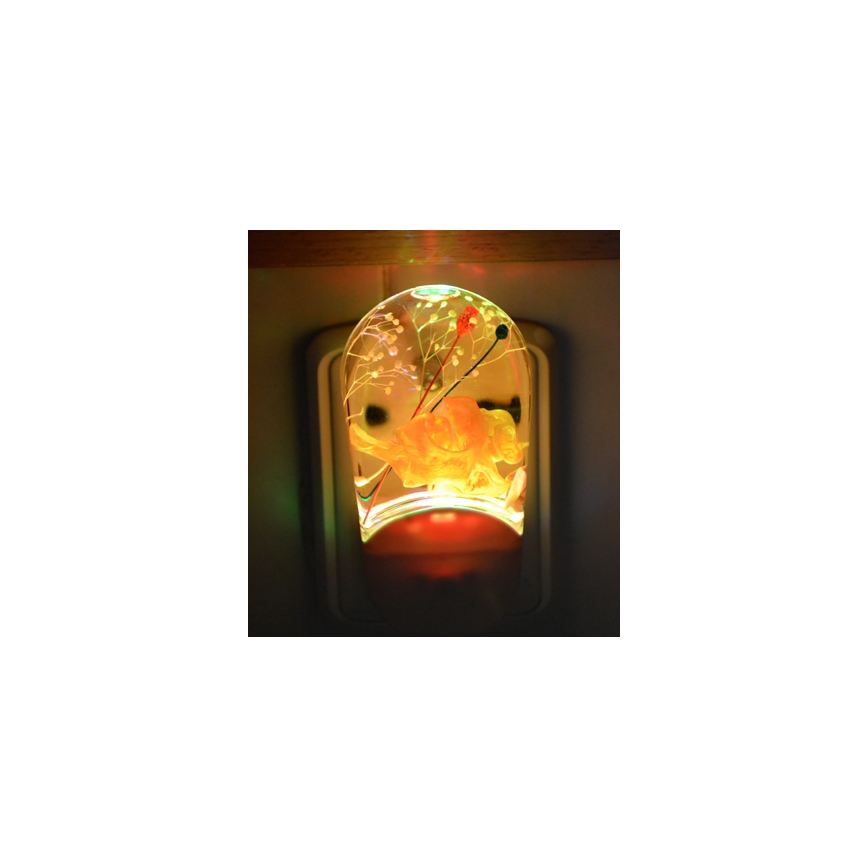 LED Nachtlampje voor stopcontact MINI LIGHT 1W