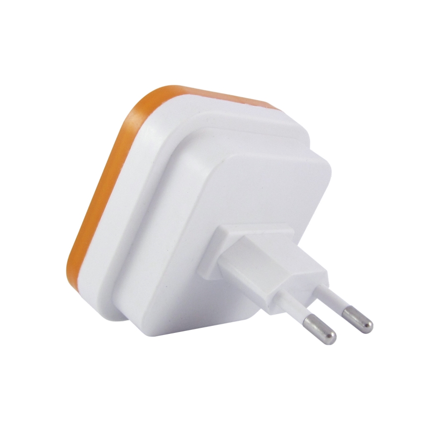 LED-nachtlampje met schemersensor LED/0,5W/230V oranje